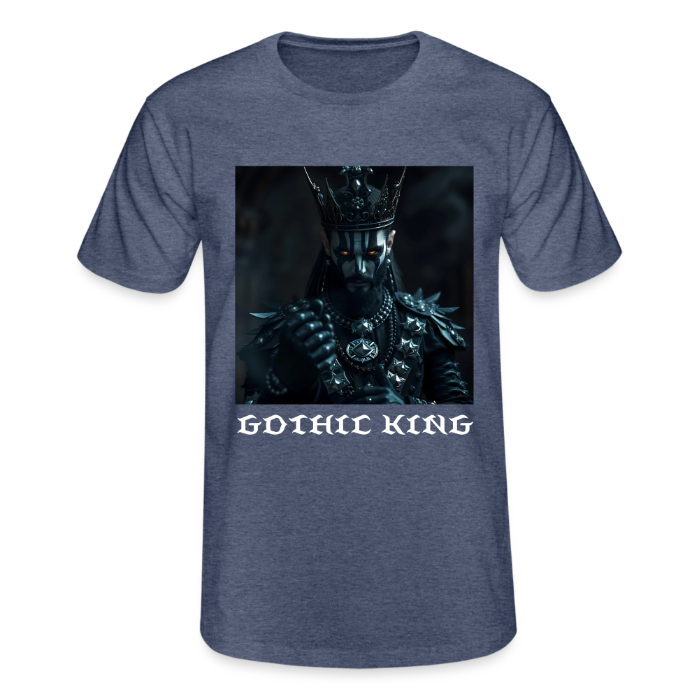 GOTHIC KING - MENS CLASSIC T-SHIRT - heather navy