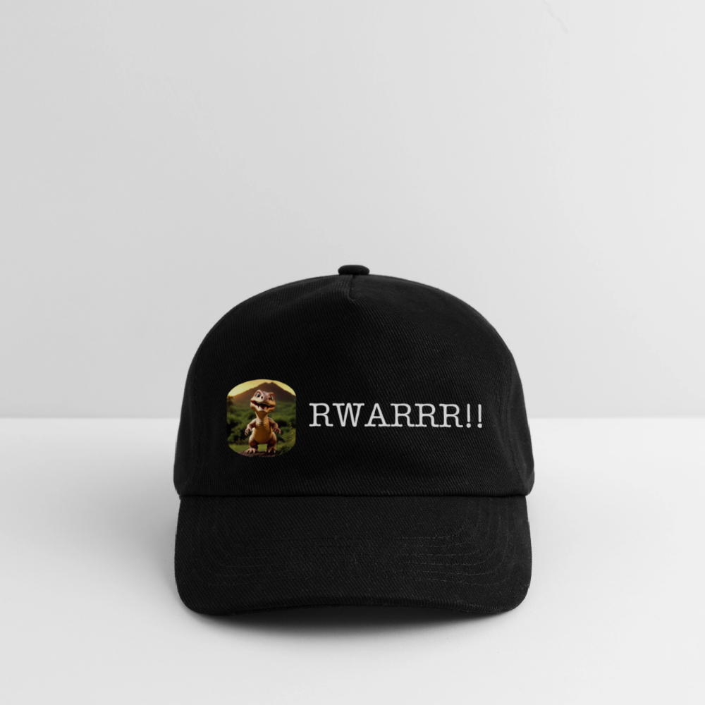 DINO - KIDS BASEBALL CAP - black