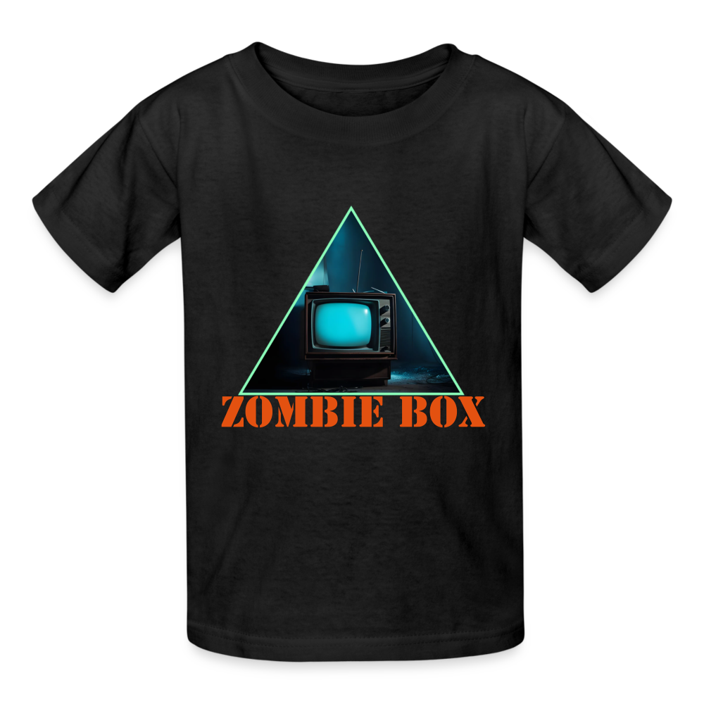 ZOMBIE BOX - CHILDREN'S T-SHIRT - black