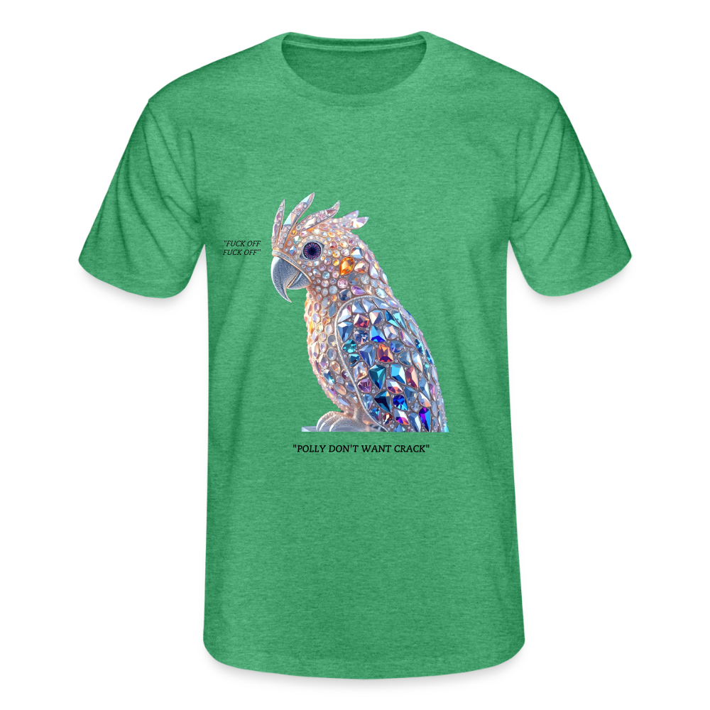 CRACK PARROT - MEN'S CLASSIC T-SHIRT - heather green