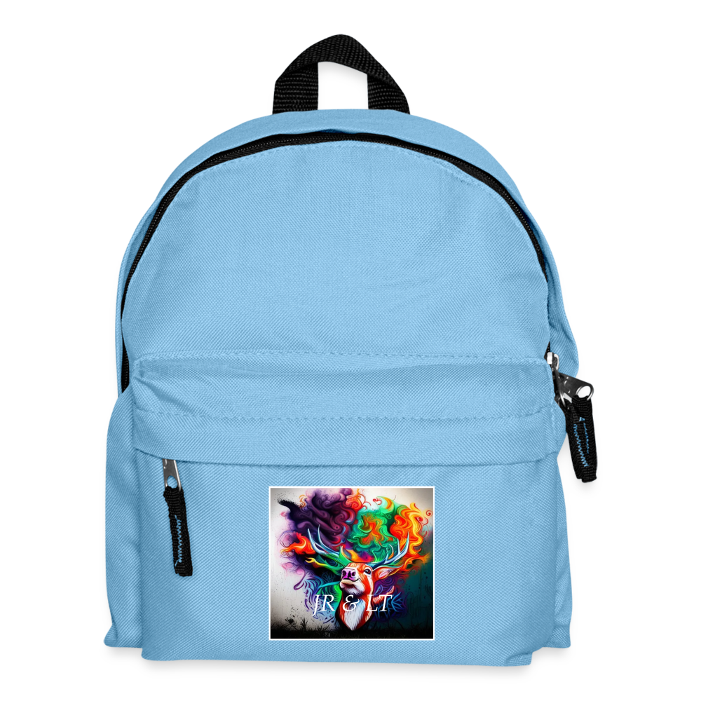 OUR TRADE MARKED LOGO - KID'S BACK PACK - light blue
