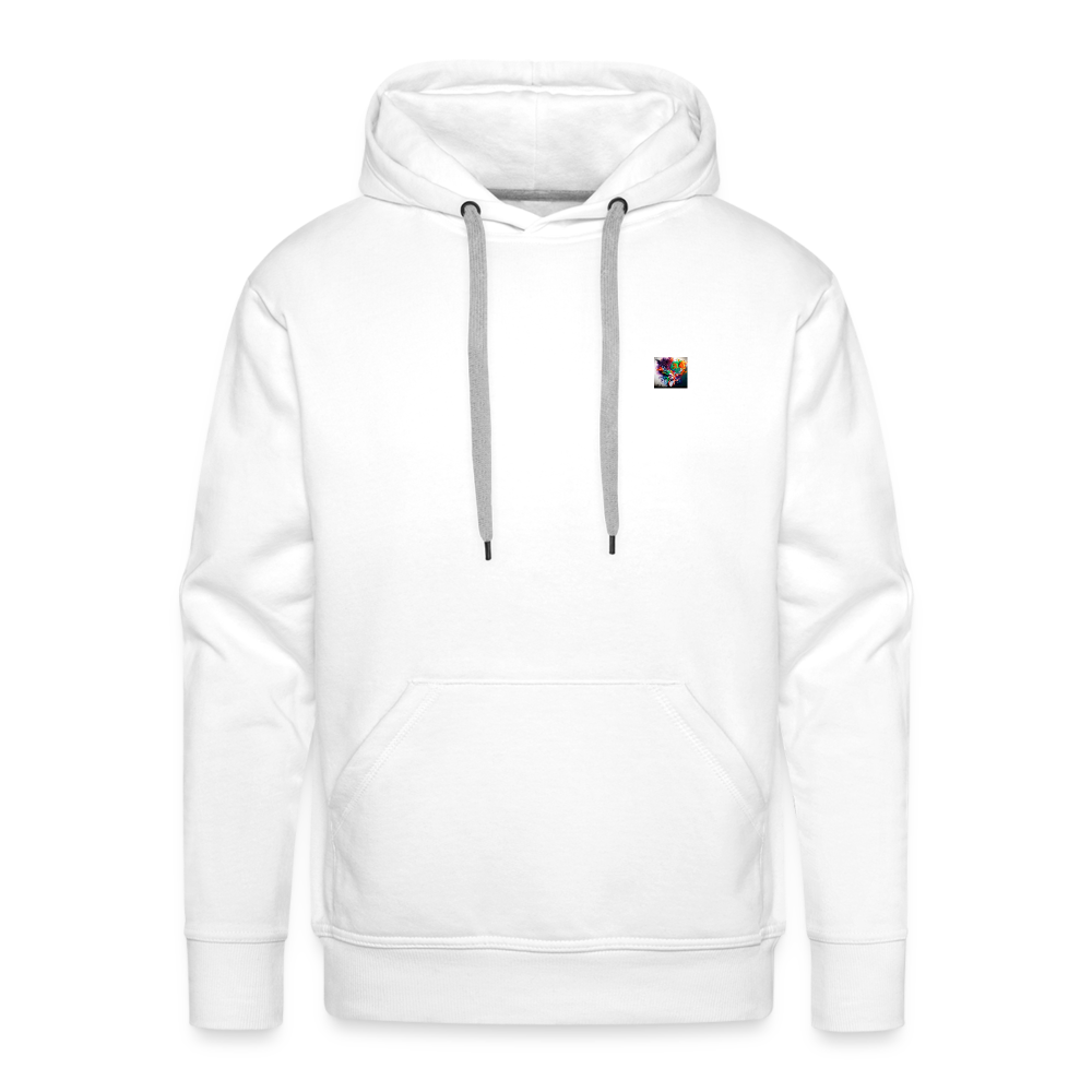 JR< TRADEMARKED - MEN'S HOODIE - white