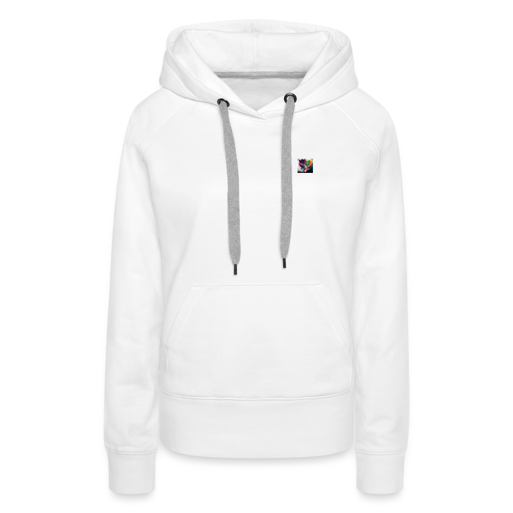 JR< - WOMENS HOODIE - white