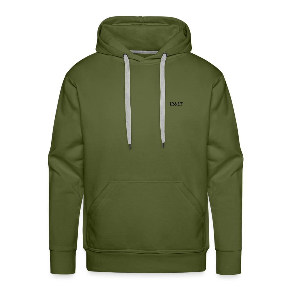 JR< CLASSIC MEN'S HOODIE - olive green