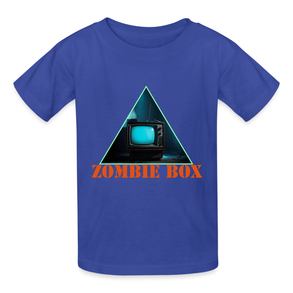 ZOMBIE BOX - CHILDREN'S T-SHIRT - royal blue