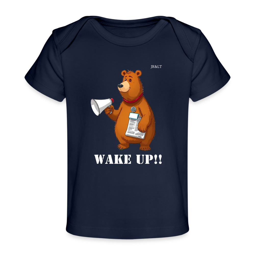 WAKE UP - BABY T-SHIRT - dark navy