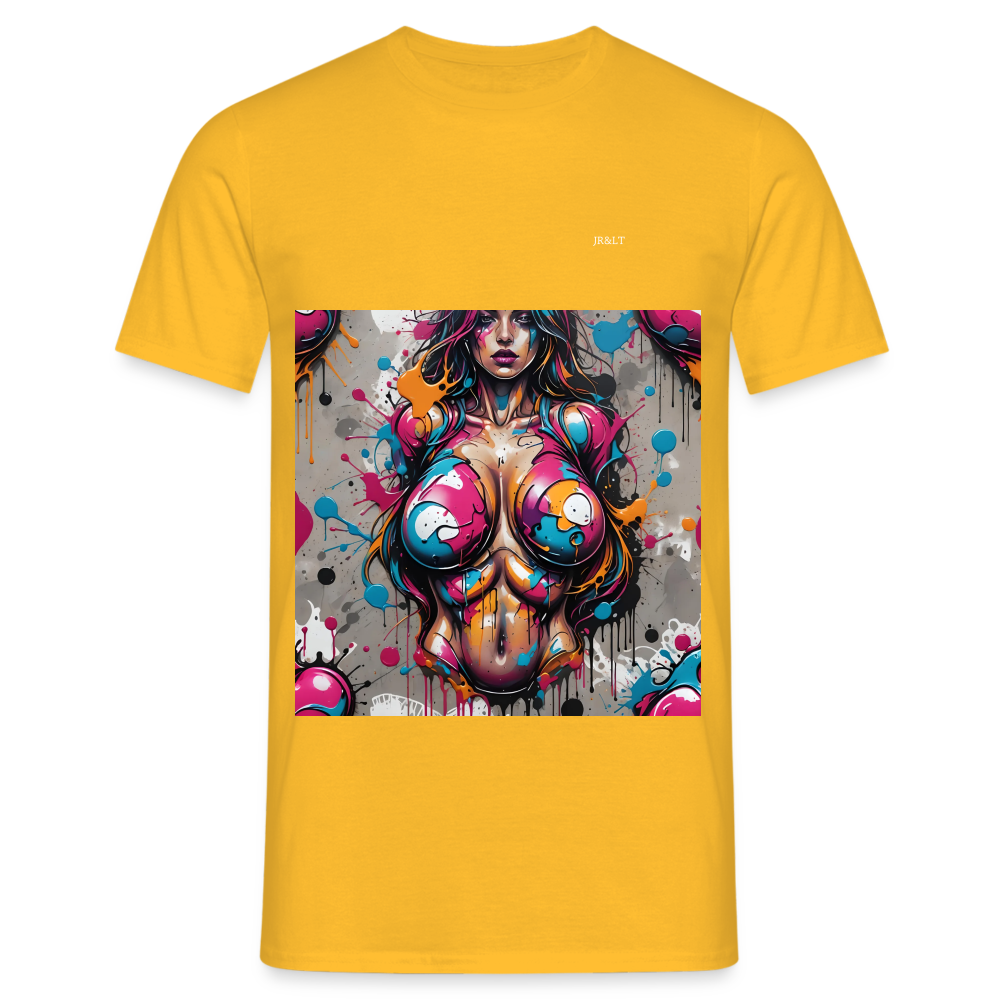 BOOB'S MENS CLASSIC T-SHIRT - yellow