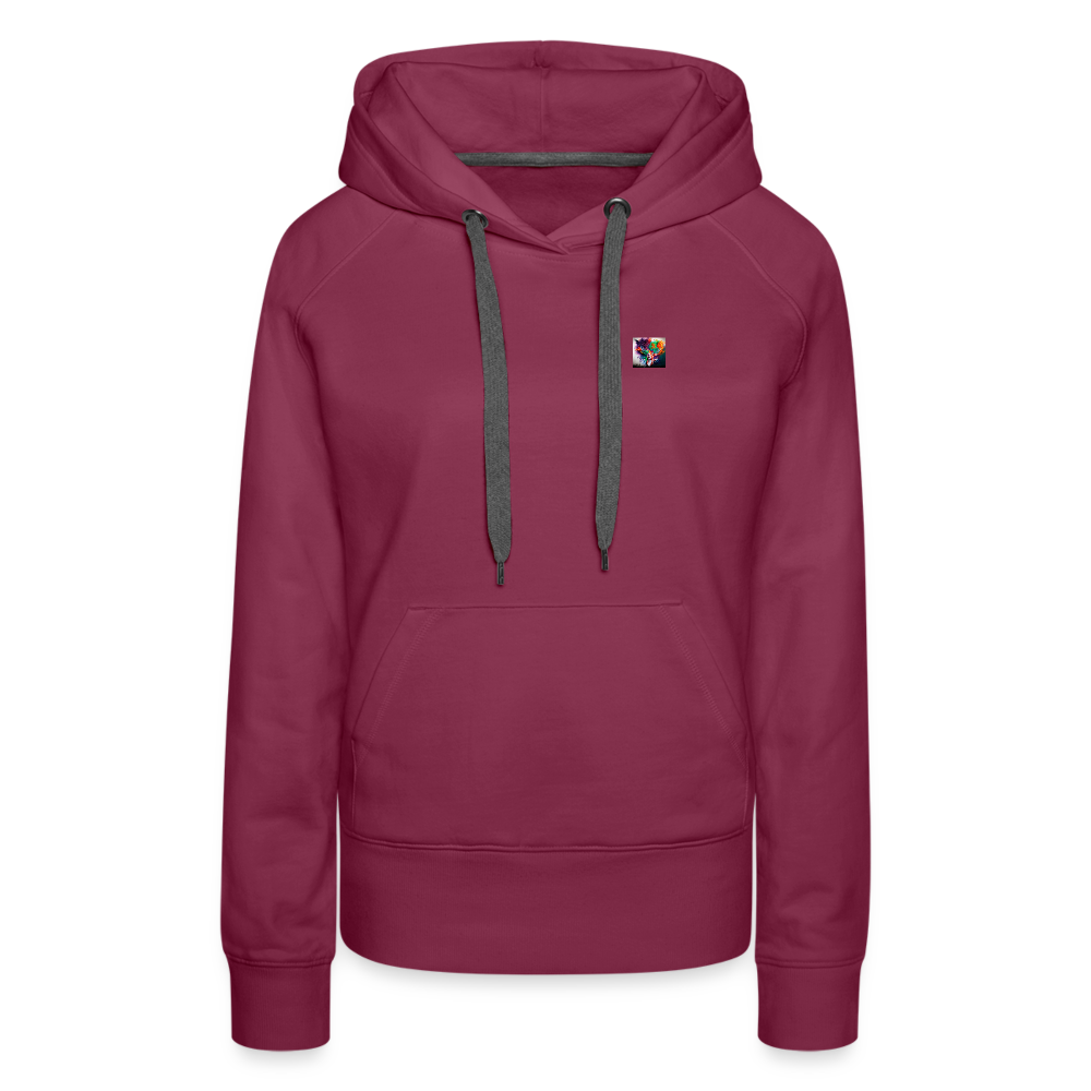 JR< - WOMENS HOODIE - bordeaux