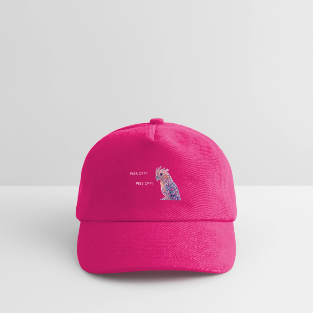 POLLY DONT WANT NO CRACKERS- KIDS BASEBALL CAP - fuchsia