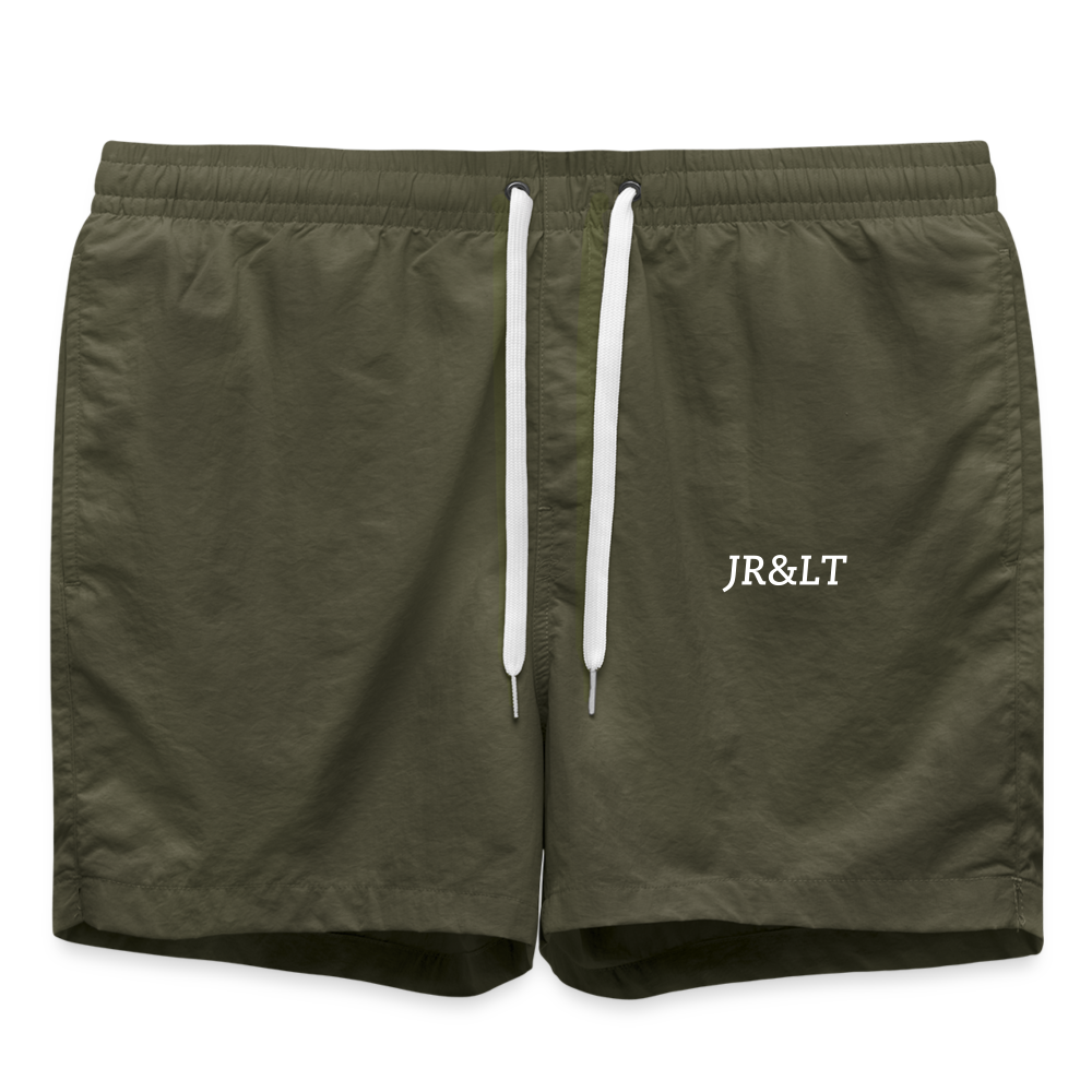 OUR CLASSIC JR< - UNISEX SWIMMING SHORTS - olive