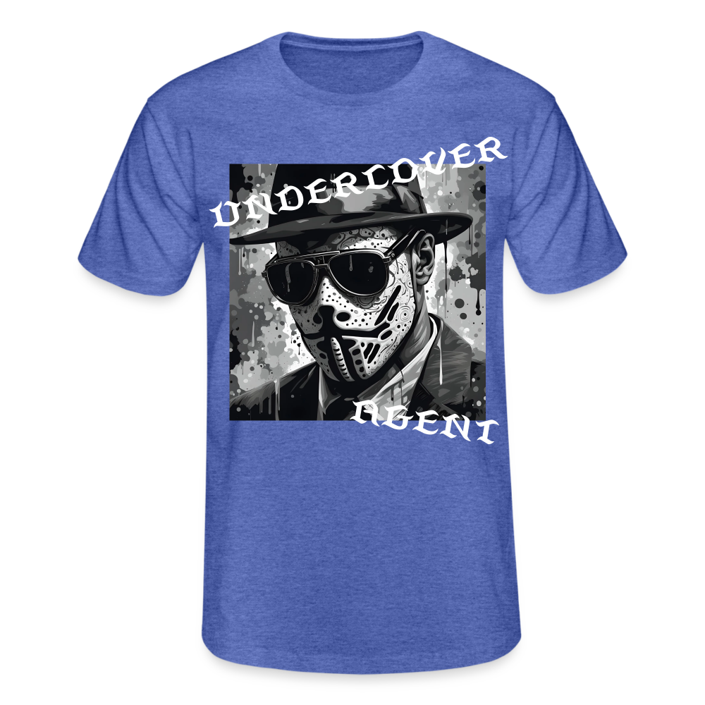 UNDERCOVER AGENT - MEN'S CLASSIC T-SHIRT - heather blue