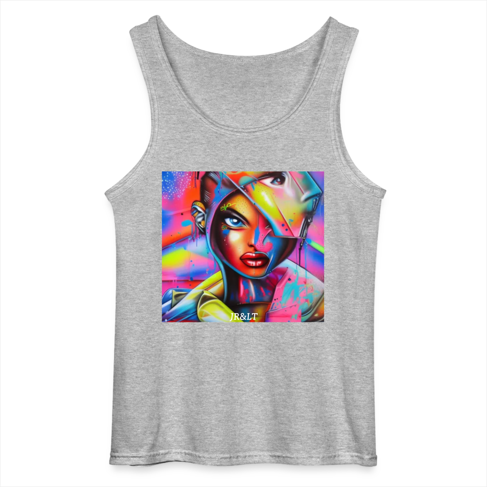 " DEAD INSIDE" MEN'S TANK TOP - sports grey
