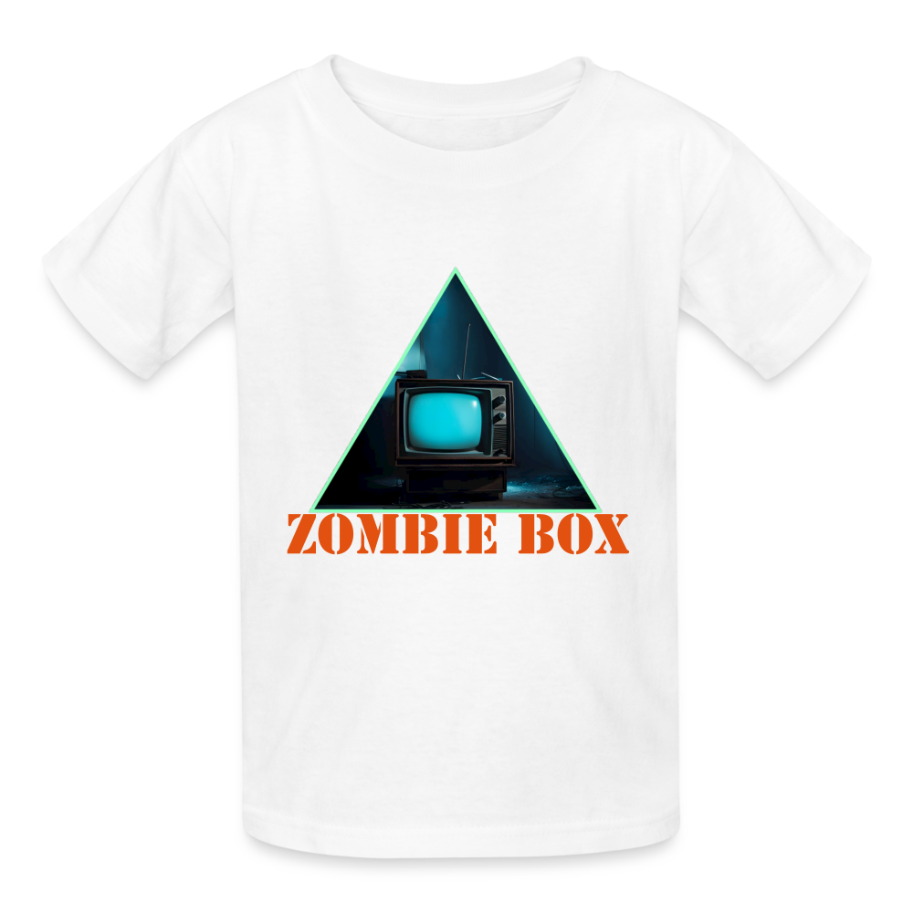 ZOMBIE BOX - CHILDREN'S T-SHIRT - white
