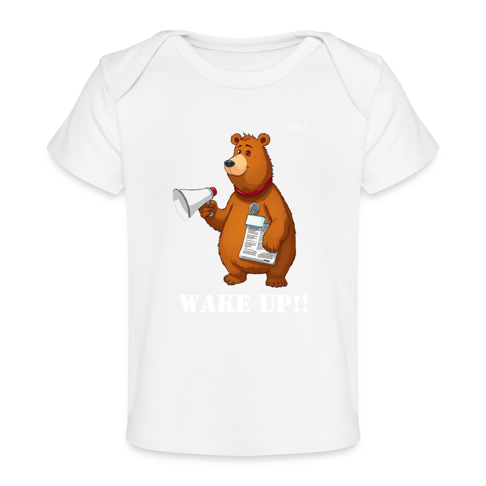 WAKE UP - BABY T-SHIRT - white