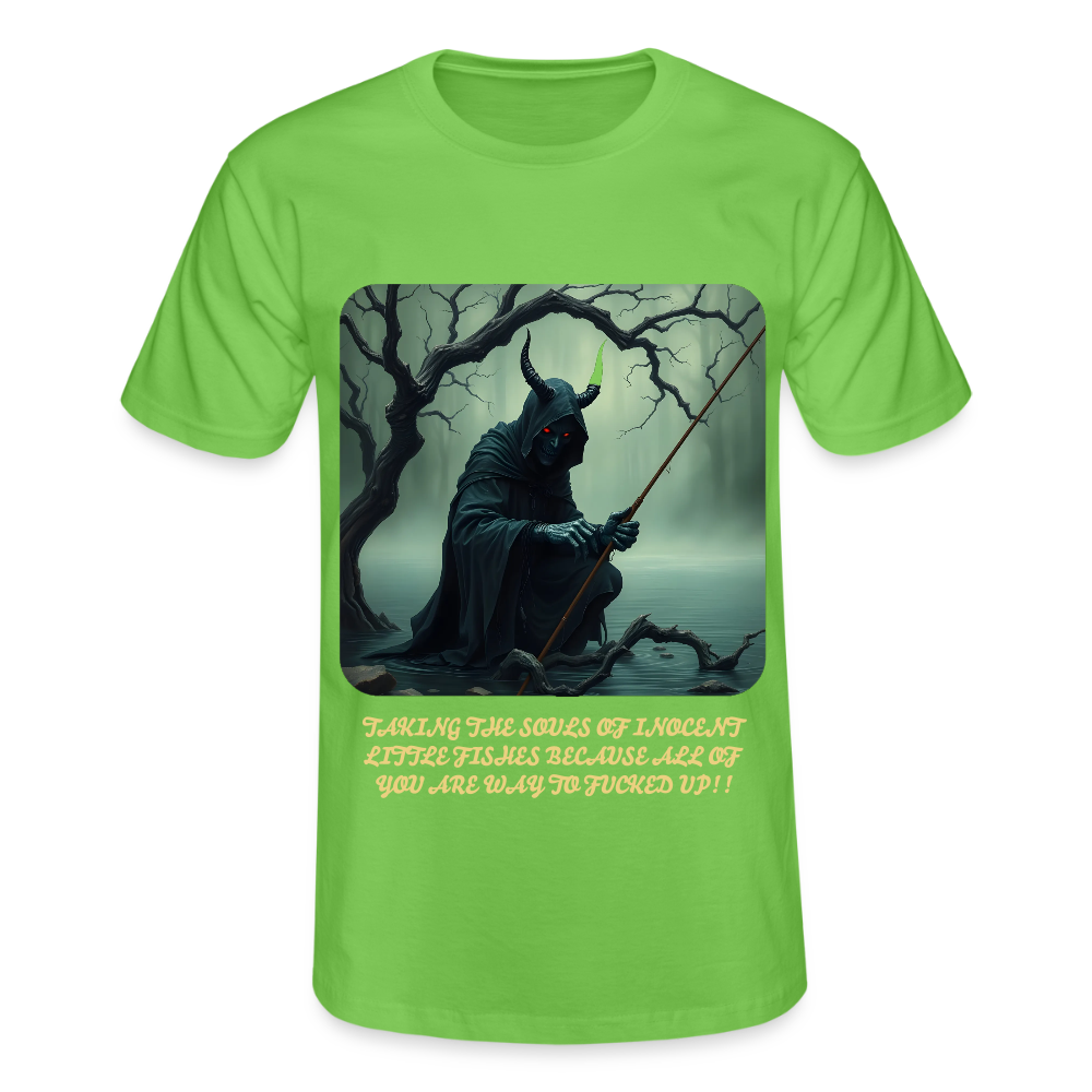 SOULESS WORLD - MENS CLASSIC T-SHIRT - light green