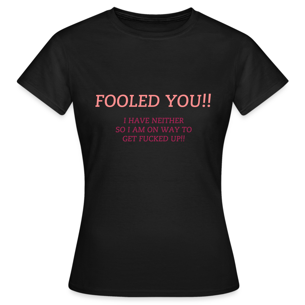 "WITH GREAT UDDERS" WOMEN'S CLASSIC T-SHIRT - black