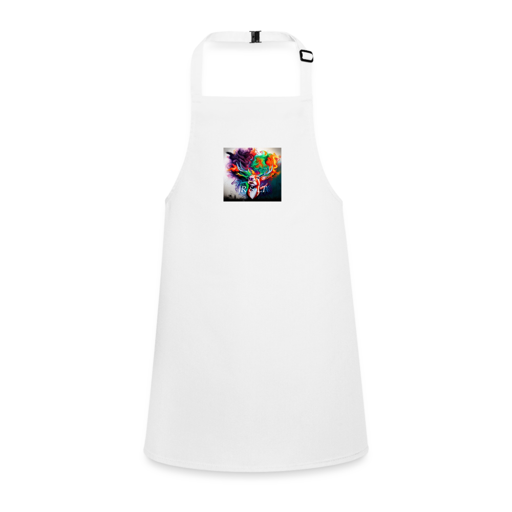 JR<® CHILDRENS APRON - white