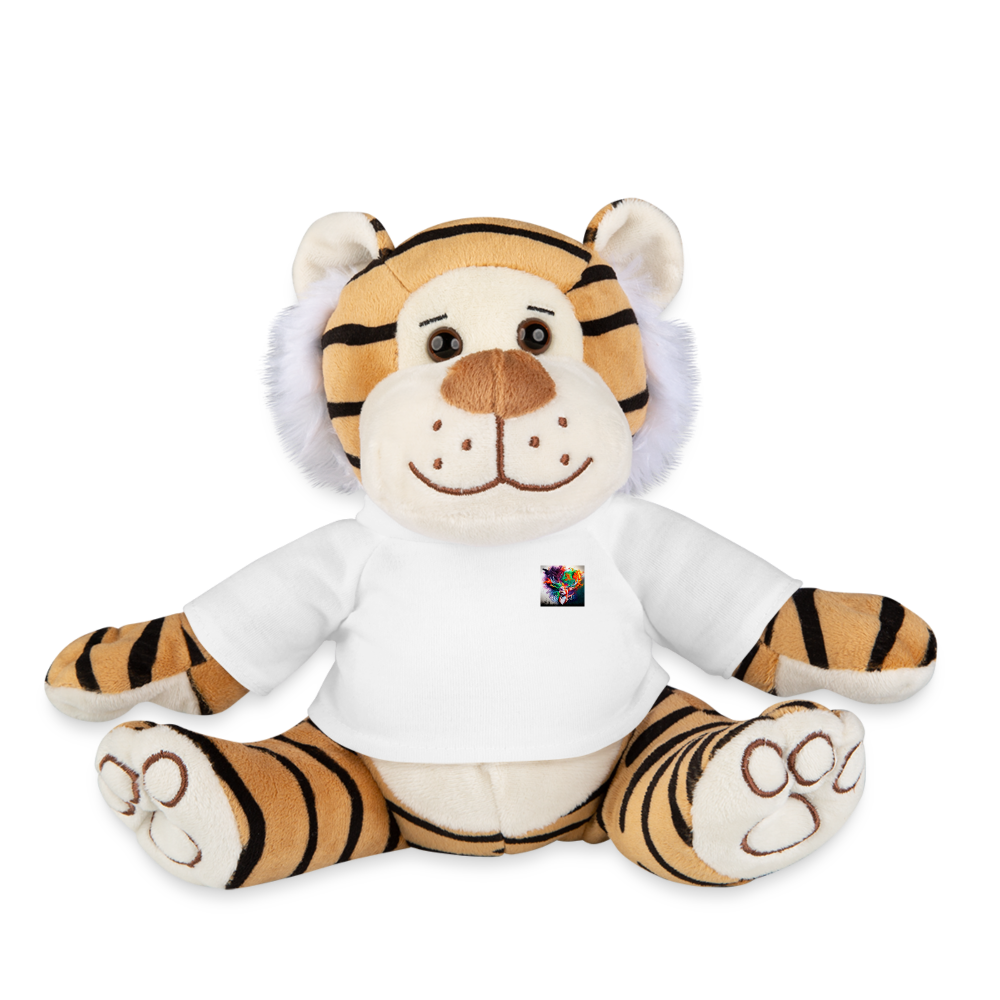 JR<® PLUSH TIGER - white