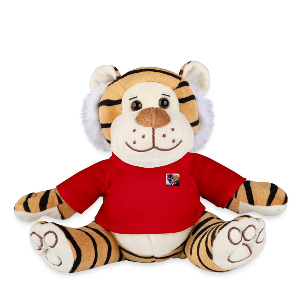 JR<® PLUSH TIGER - red