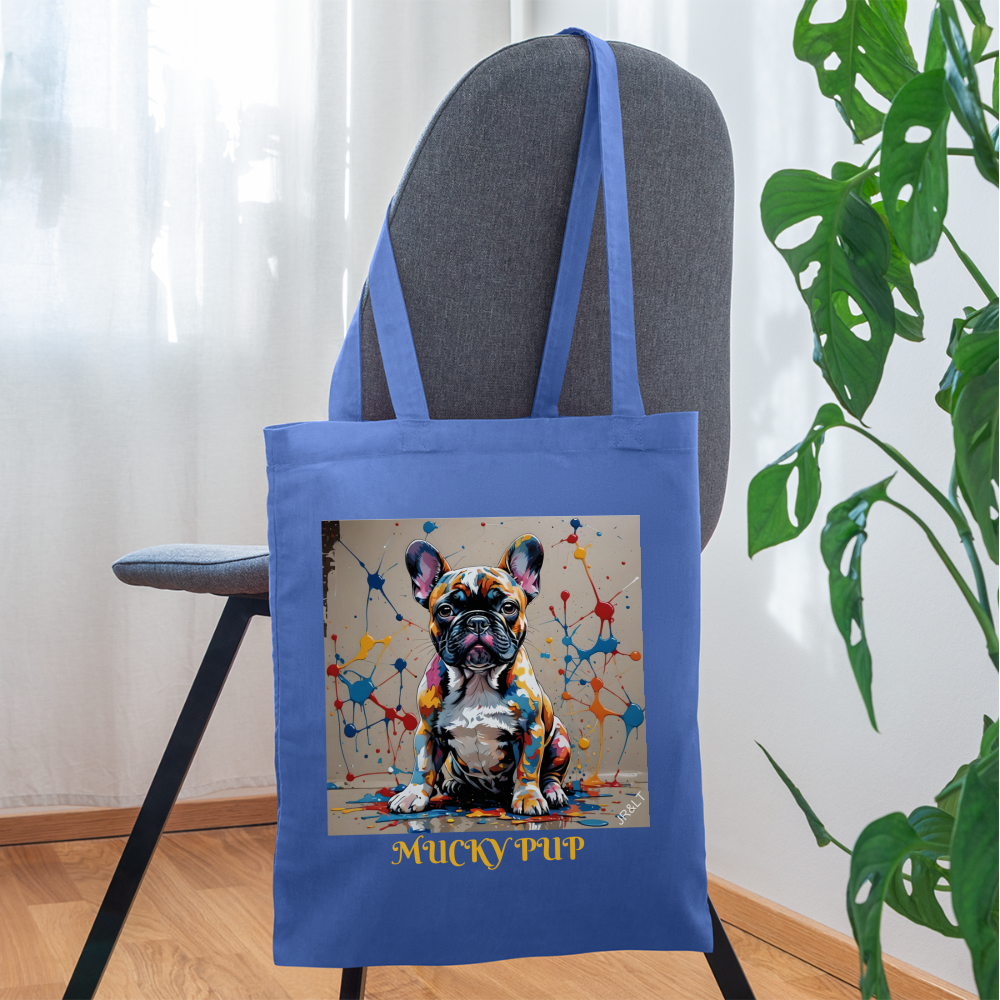 ROSIE - MUCKY PUP!! TOTE BAG - light blue
