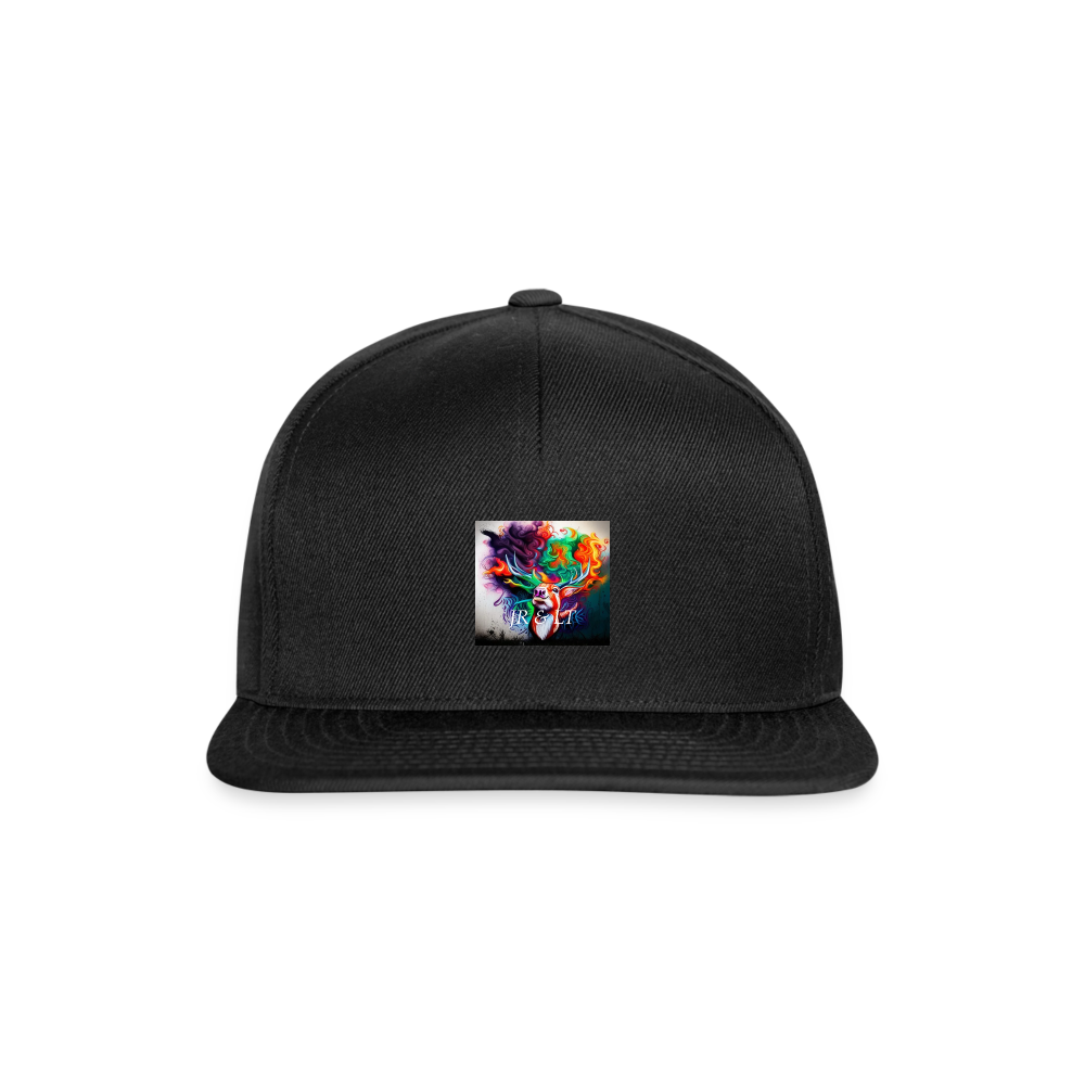 JR< LOGO SNAP BACK - black/black
