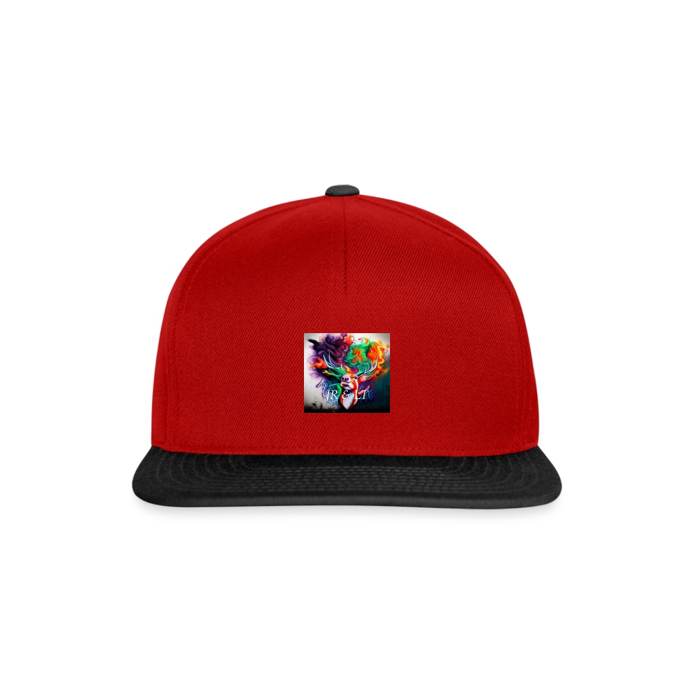 JR< LOGO SNAP BACK - red/black