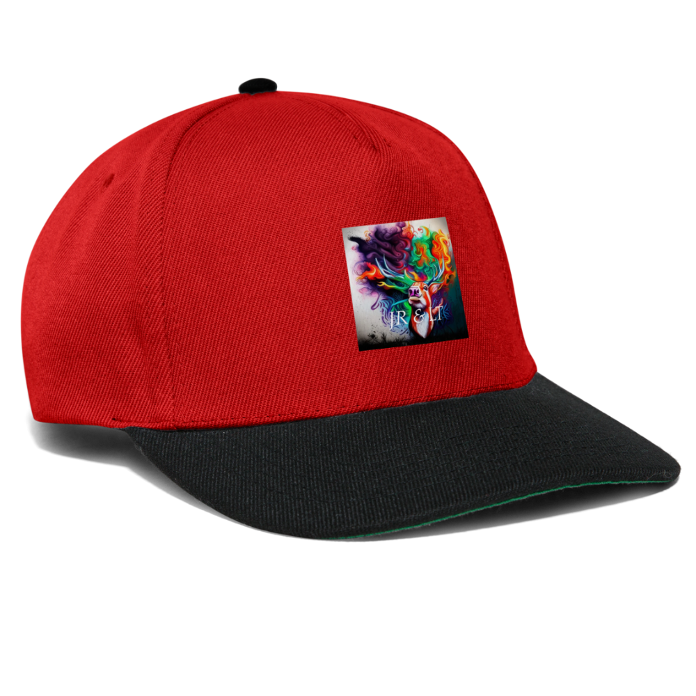 JR< LOGO SNAP BACK - red/black