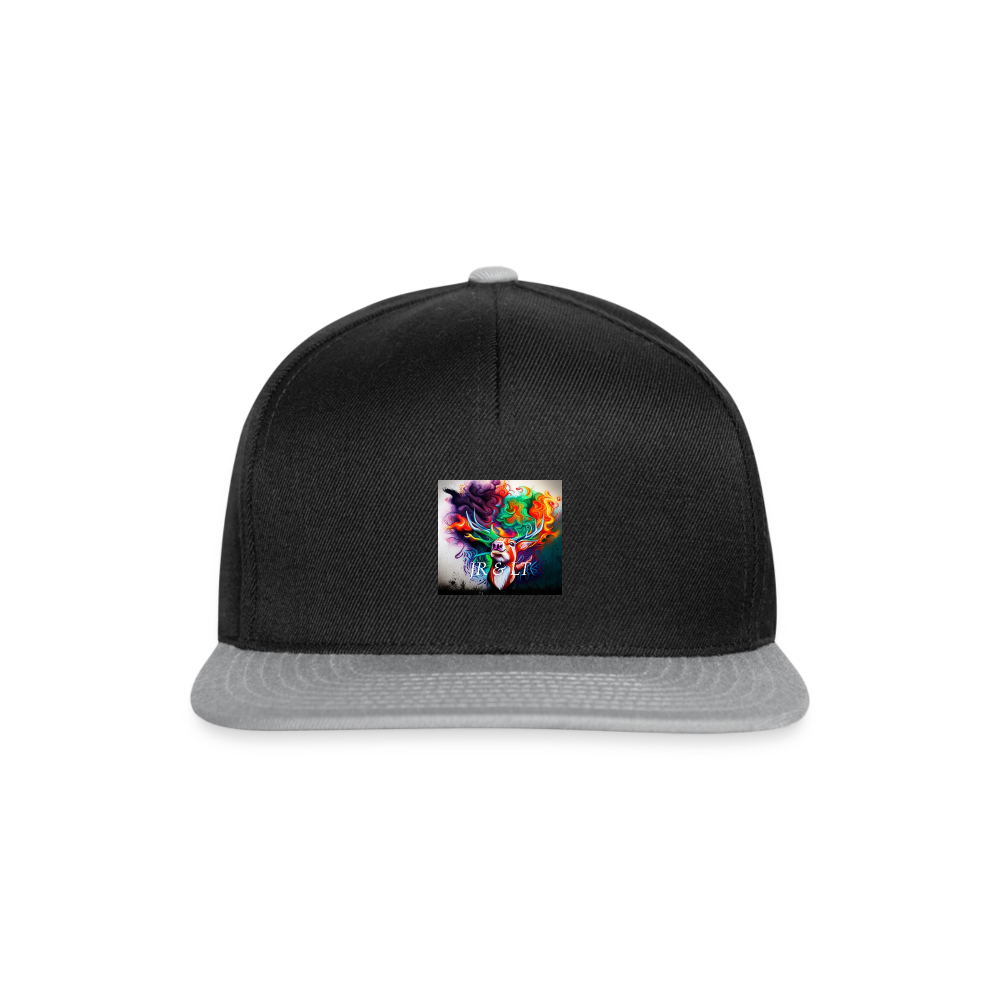 JR< LOGO SNAP BACK - black/grey