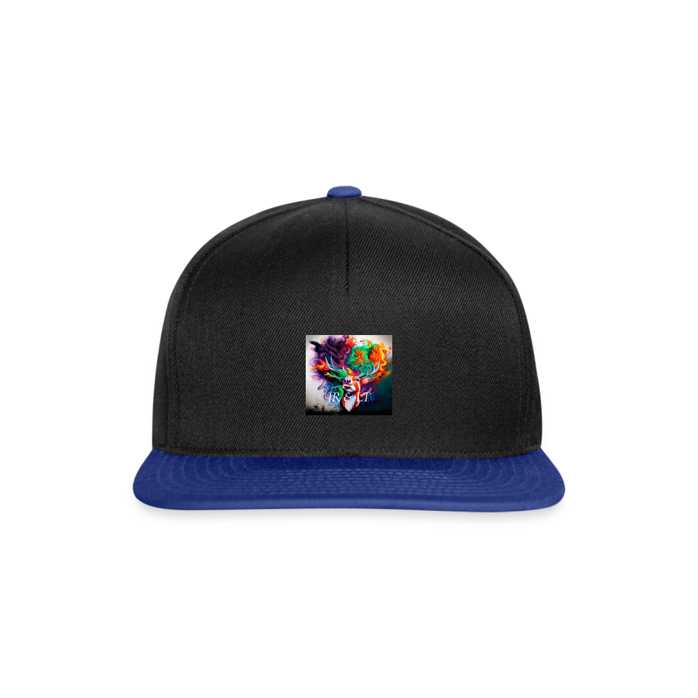 JR< LOGO SNAP BACK - black/bright royal