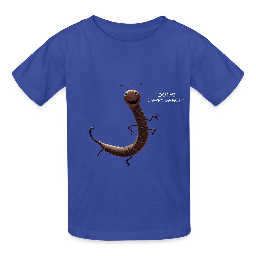 DO THE HAPPY DANCE - CHILDREN'S T-SHIRT - royal blue