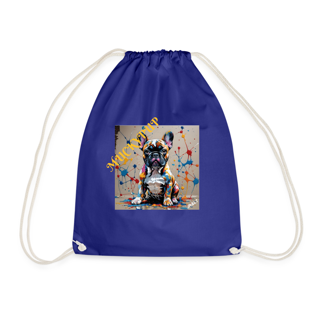 MUCKYPUUP - DRAW STRING BAG - royal blue