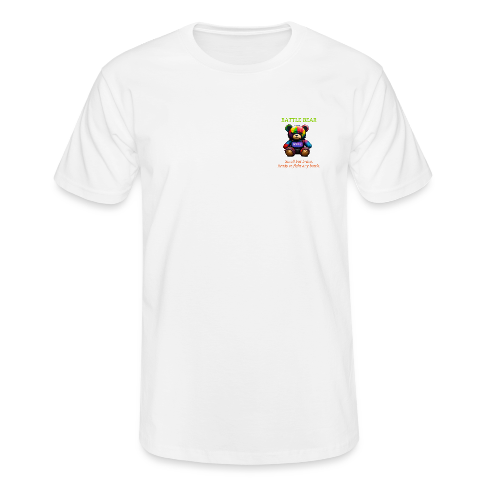 BATTLE BEAR!! MENS CLASSIC T-SHIRT - white