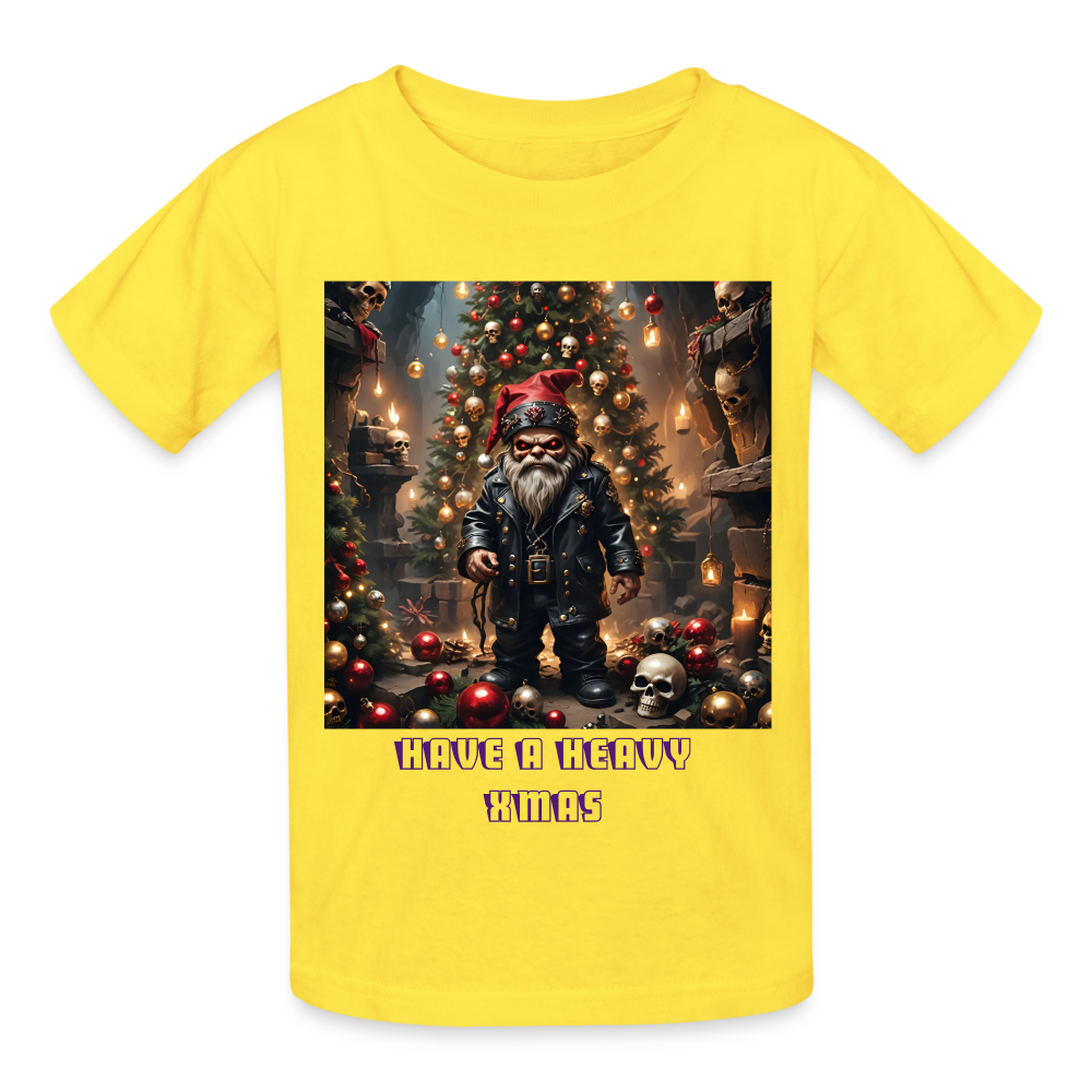 HEAVY METAL  - CHILDREN'S T-SHIRT - yellow