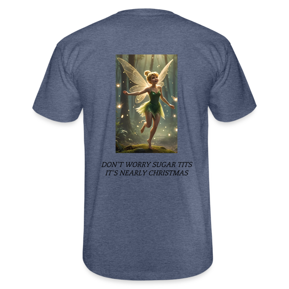 DONT WORRY SUGAR TITS - MENS CLASSIC T-SHIRT - heather navy