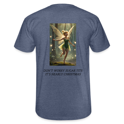 DONT WORRY SUGAR TITS - MENS CLASSIC T-SHIRT - heather navy
