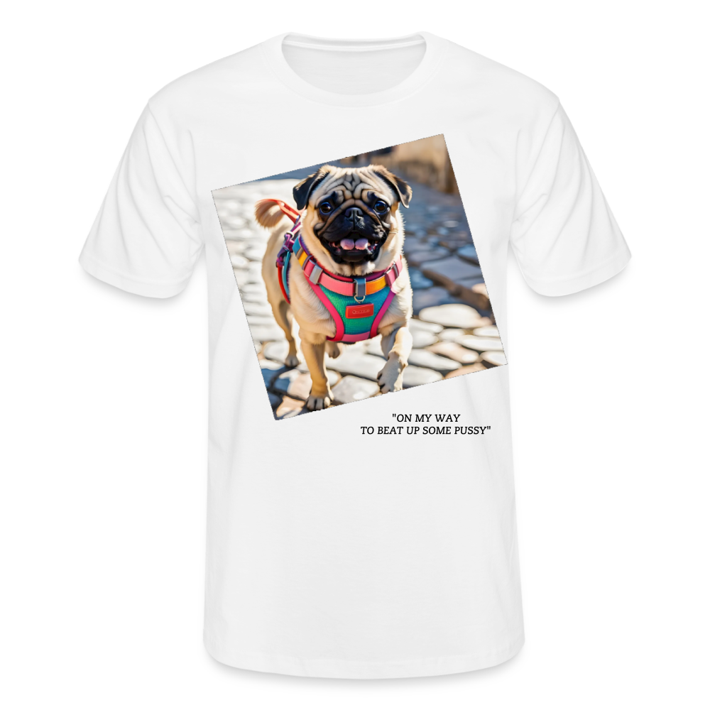 PUG - MEN'S CLASSIC T-SHIRT - white