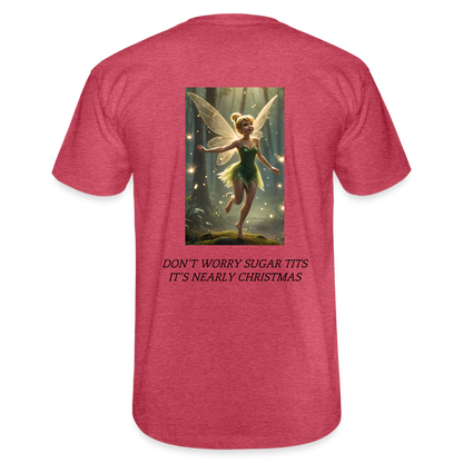 DONT WORRY SUGAR TITS - MENS CLASSIC T-SHIRT - heather red