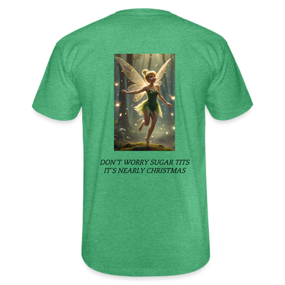 DONT WORRY SUGAR TITS - MENS CLASSIC T-SHIRT - heather green