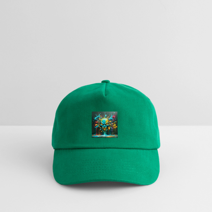 SKULLFUKERY - KIDS BASEBALL CAP - green