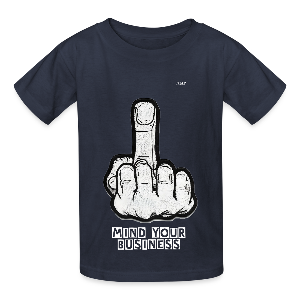 MIND YOUR BUSINESS - KIDS T-SHIRT - navy
