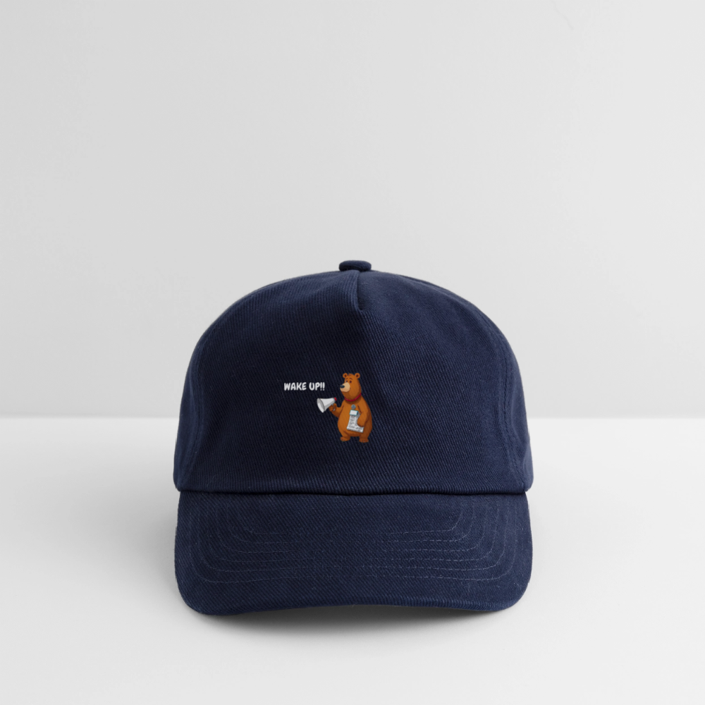 WAKE UP - CHILDREN'S BASEBALL CAP - navy