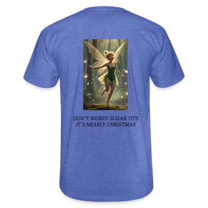 DONT WORRY SUGAR TITS - MENS CLASSIC T-SHIRT - heather blue