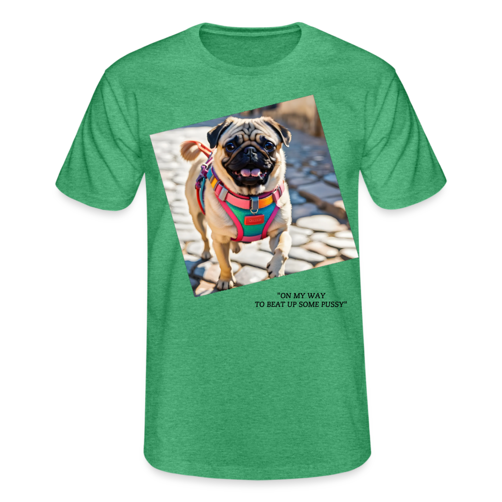 PUG - MEN'S CLASSIC T-SHIRT - heather green