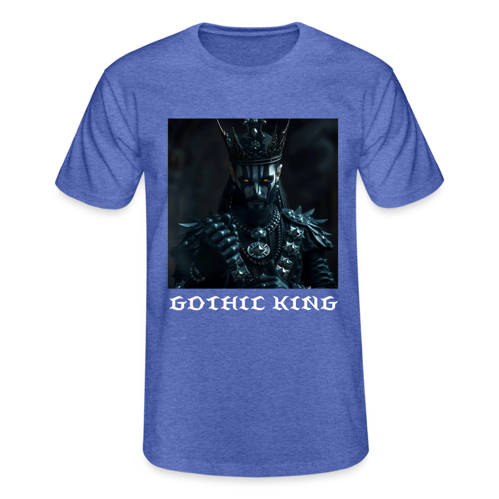 GOTHIC KING - MENS CLASSIC T-SHIRT - heather blue