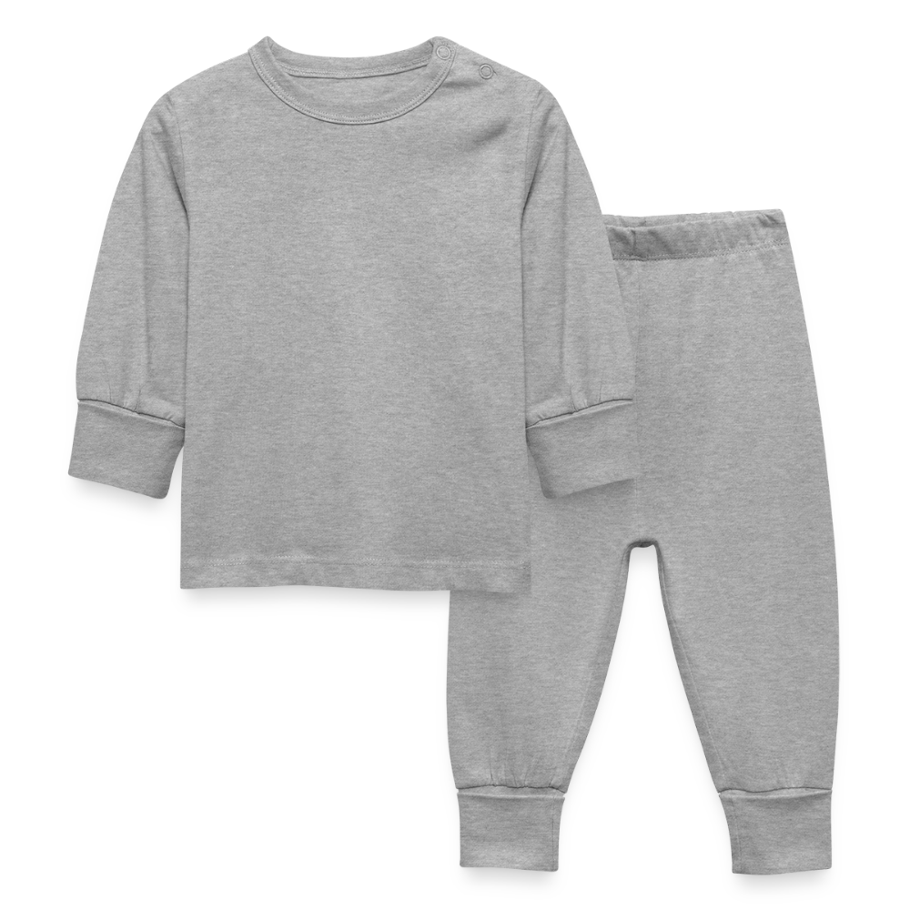 WOOFSAH! - BABY PAJAMAS - heather grey