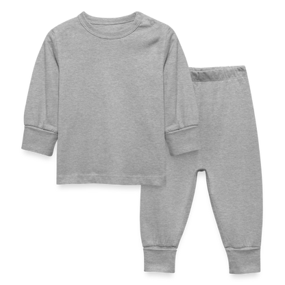 WOOFSAH! - BABY PAJAMAS - heather grey