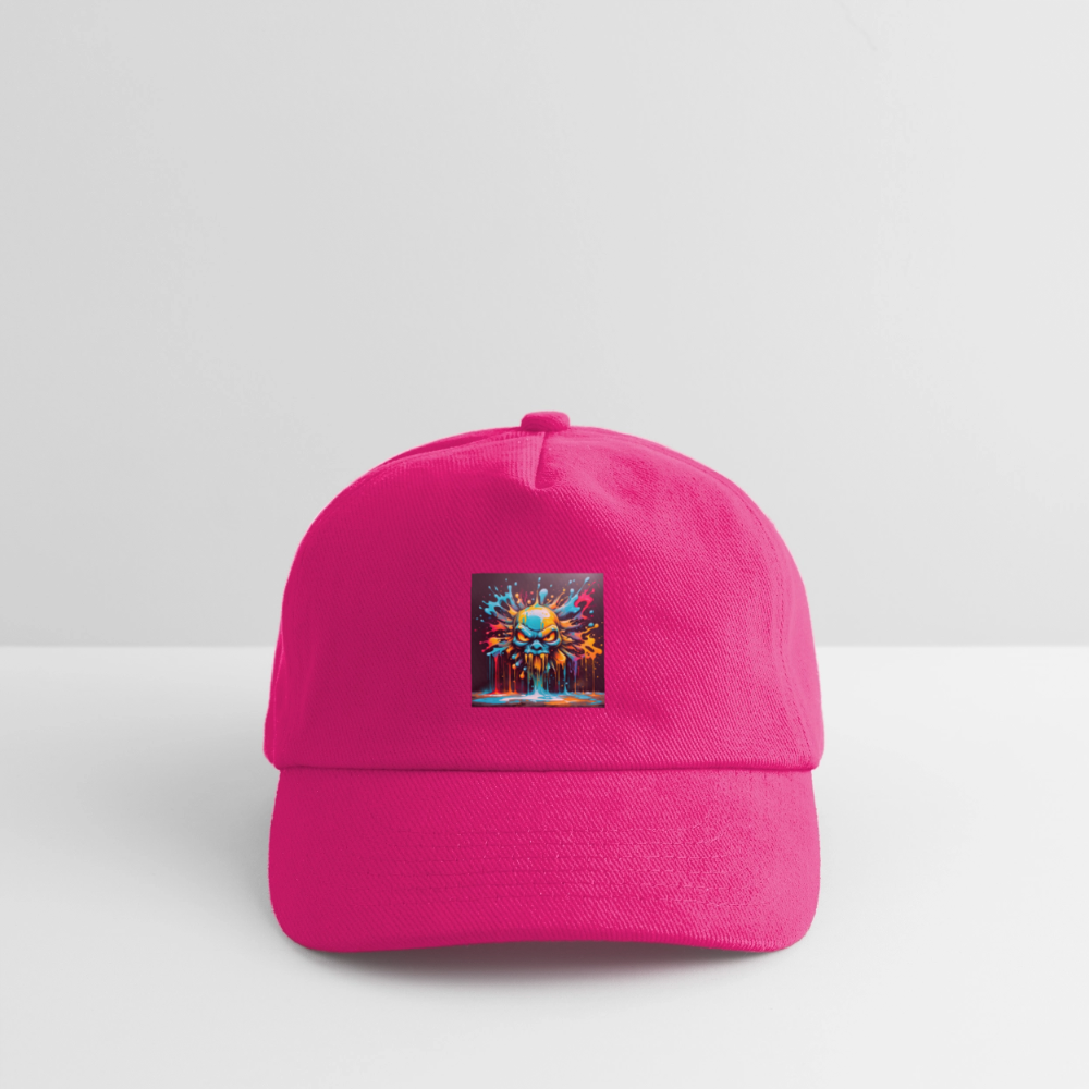 SKULLFUKERY - KIDS BASEBALL CAP - fuchsia