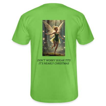 DONT WORRY SUGAR TITS - MENS CLASSIC T-SHIRT - light green
