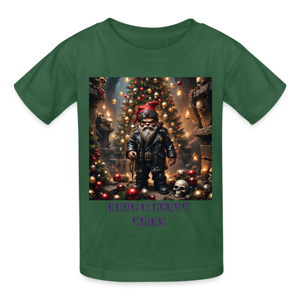 HEAVY METAL  - CHILDREN'S T-SHIRT - bottle green