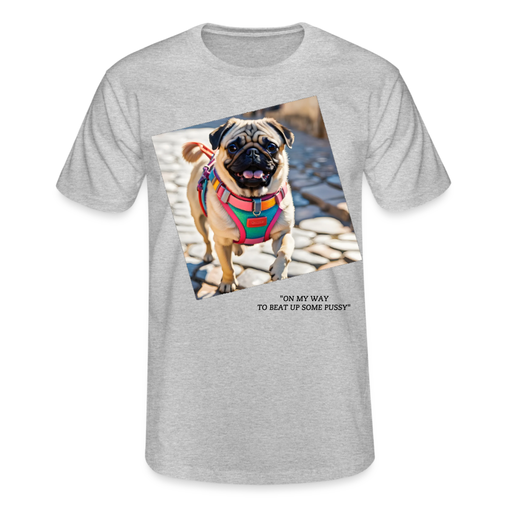 PUG - MEN'S CLASSIC T-SHIRT - heather grey